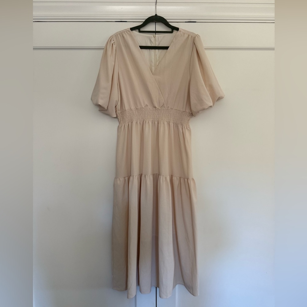 Amazon Cream Maxi Dress